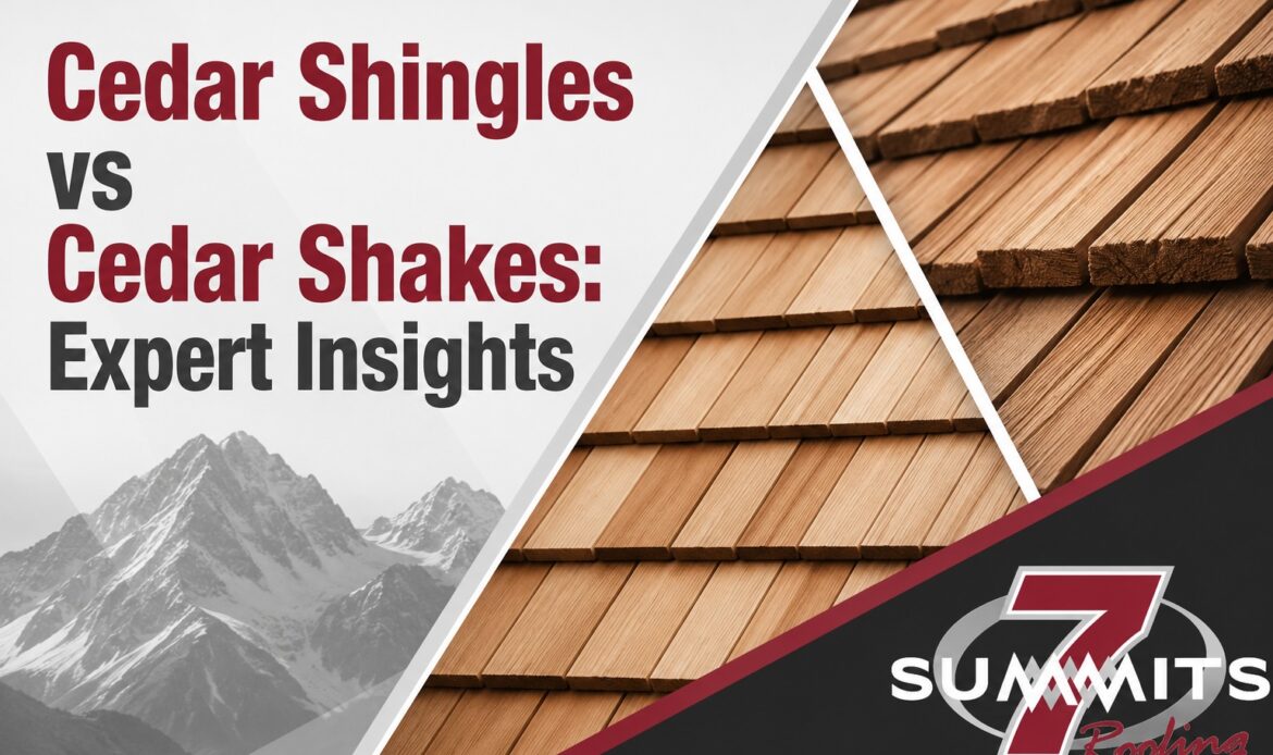 Cedar Shingles vs Cedar Shakes: Expert Insights
