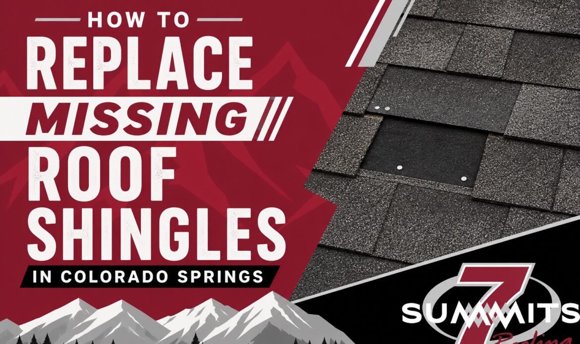 How to Replace Missing Roof Shingles in Colorado Springs