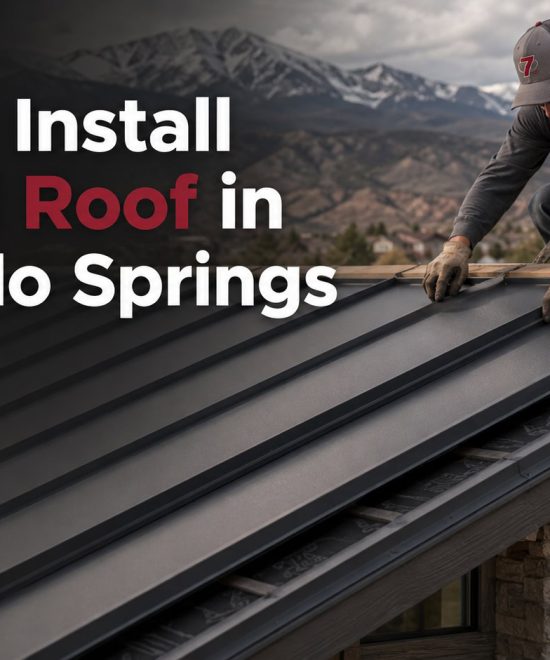 How to install a metal roof in Colorado Springs