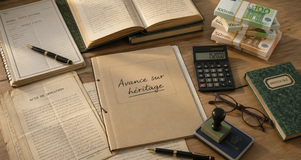 avance sur héritage montant maximum table notaire