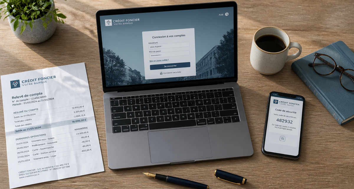 credit foncier espace client ordinateur connexion