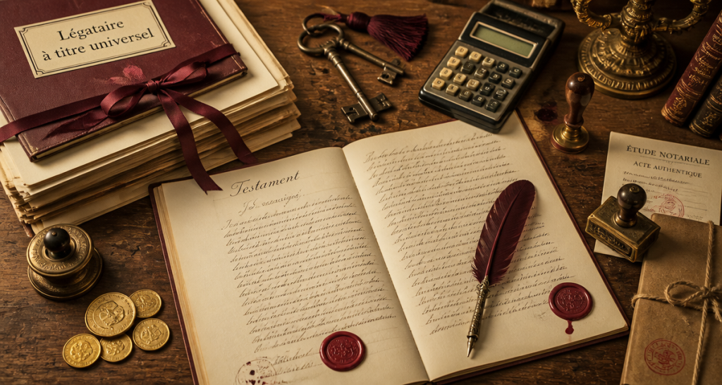 bureau notarial légataire à titre universel