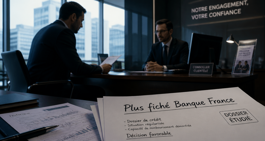 plus fiché banque france mais refus crédit