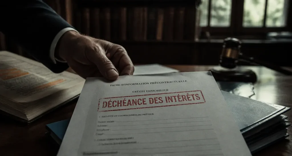 la déchéance du droit aux intérêts fiche prêt