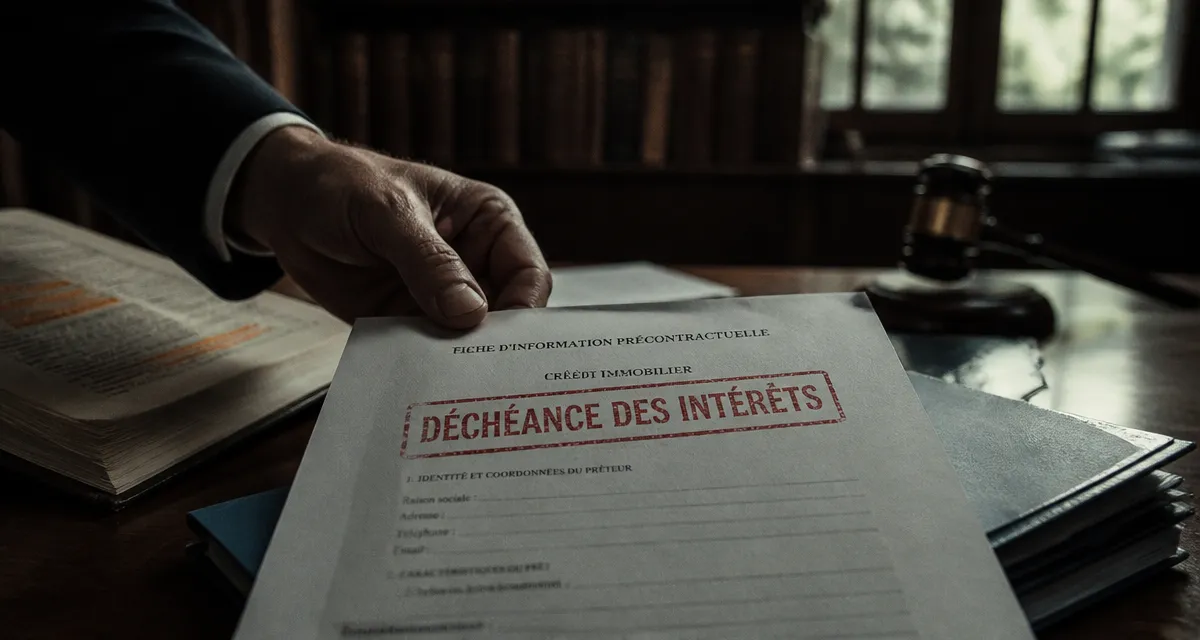 la déchéance du droit aux intérêts fiche prêt
