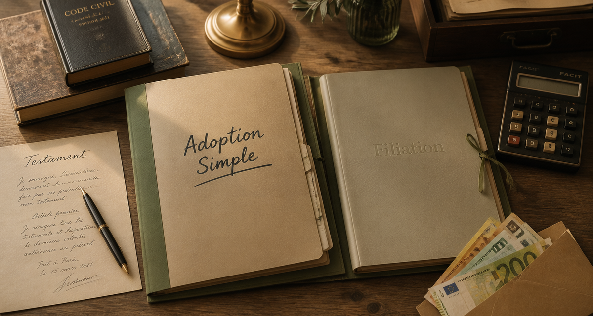 succession adoption simple dossiers héritiers