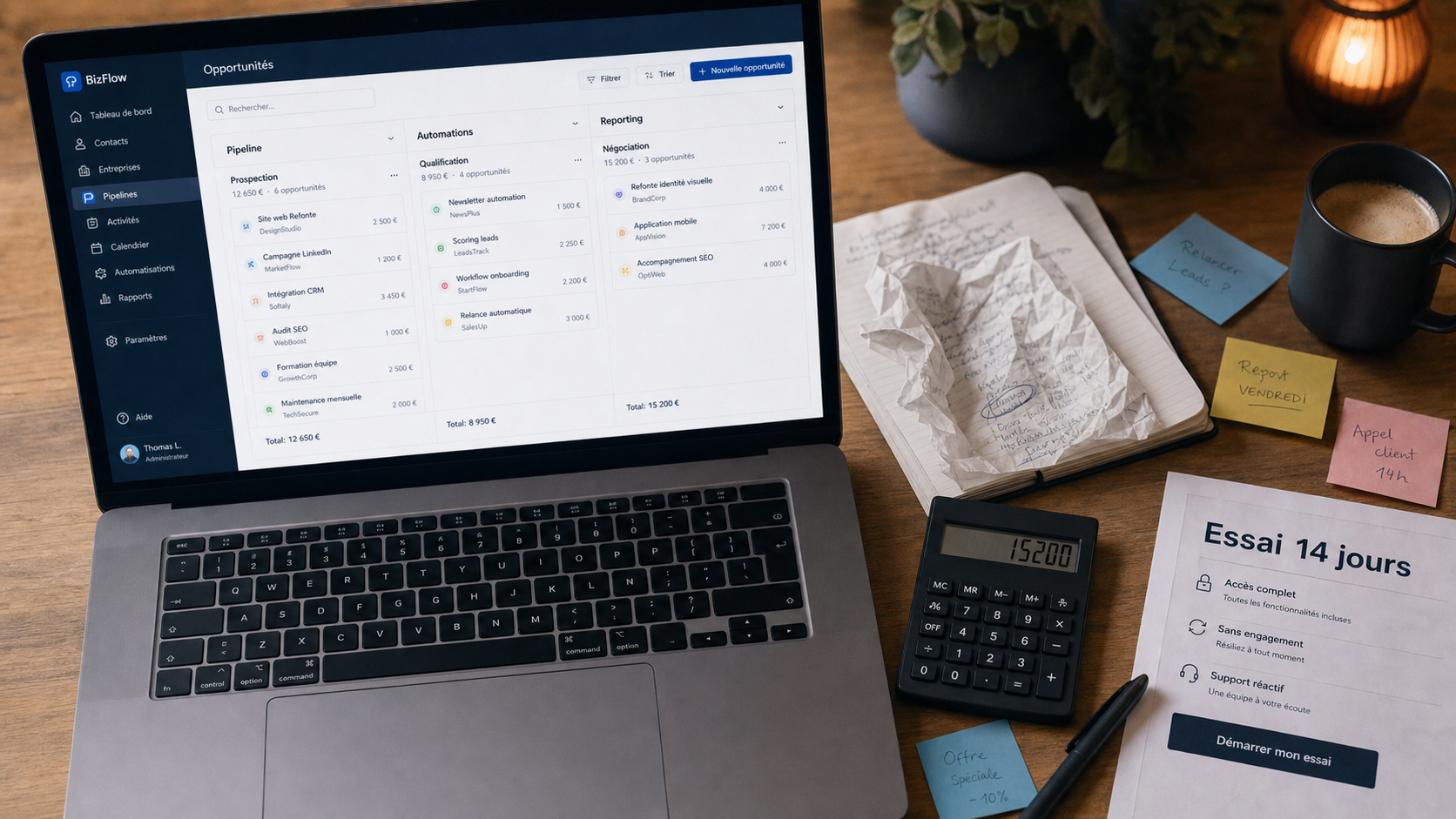 Pipedrive prix : forfaits et essai 14 jours