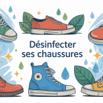 désinfecter les chaussures illustration hygiène