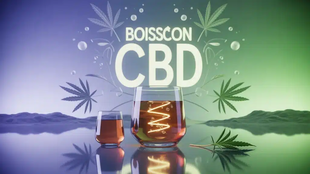 Boisson CBD apaisante sans alcool, détente maîtrisée