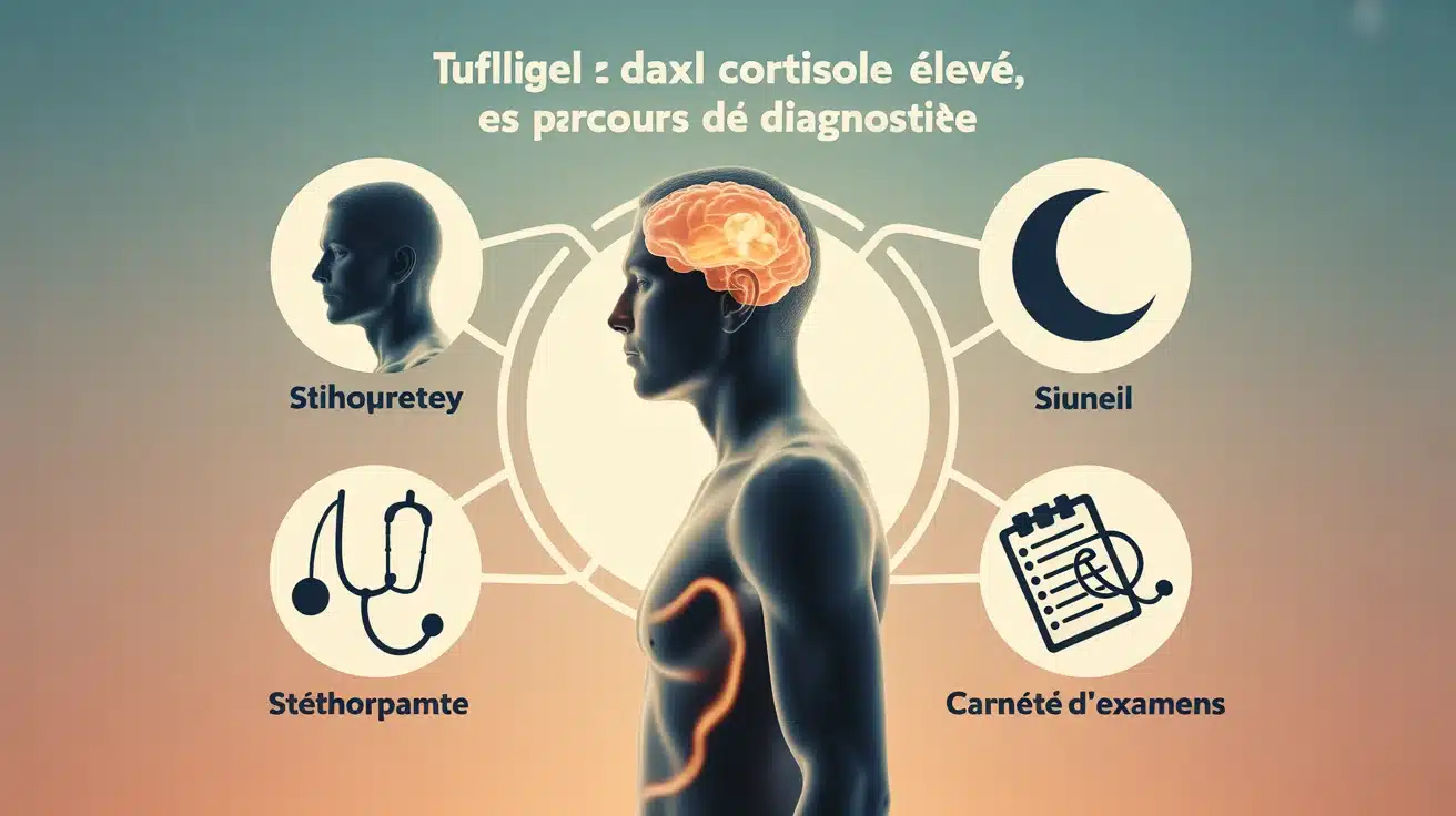 Taux de cortisol élevé, parcours de diagnostic médical