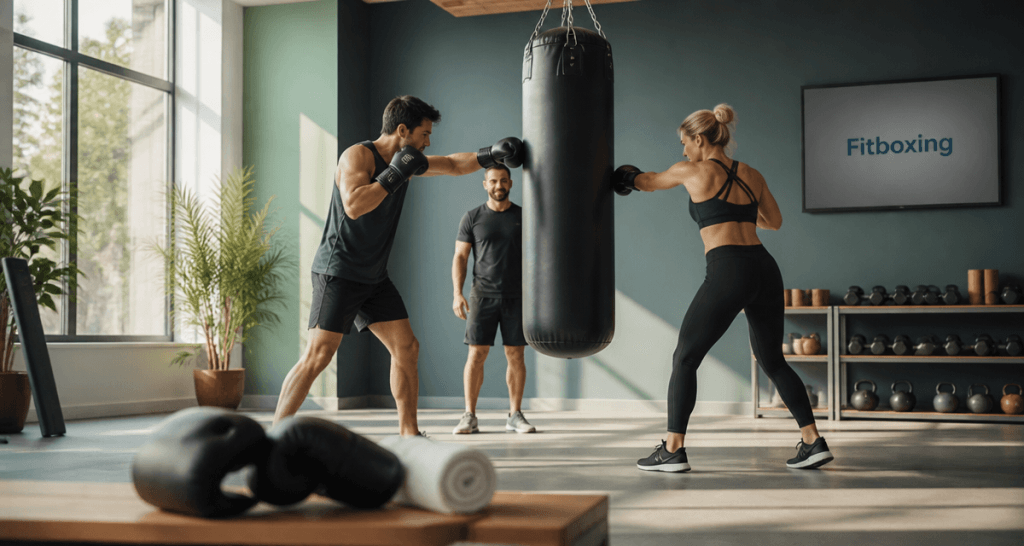 fitboxing entraînement homme femme coach