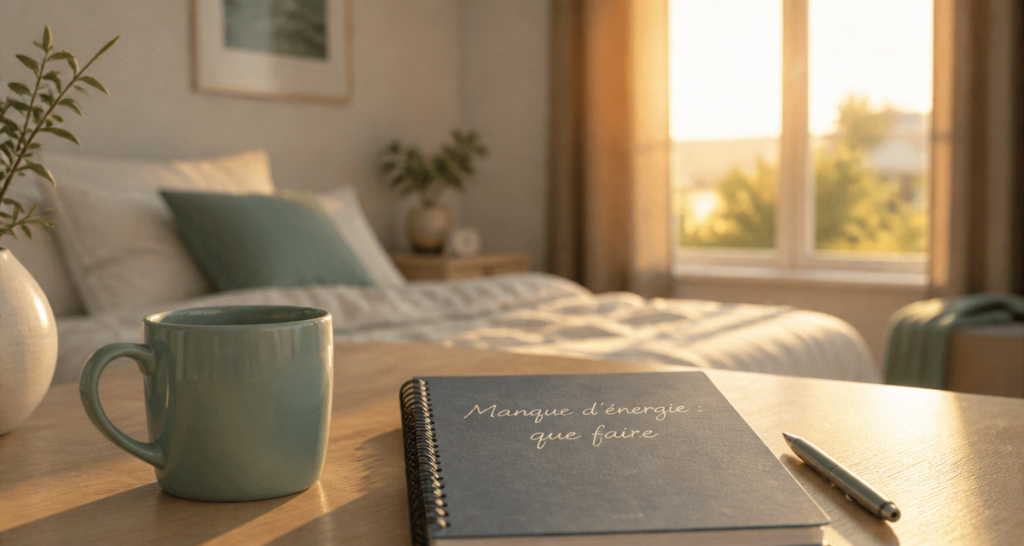 manque d energie que faire tasse carnet
