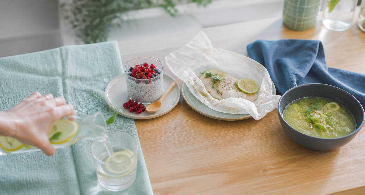 recette pour maigrir le ventre assiettes saines