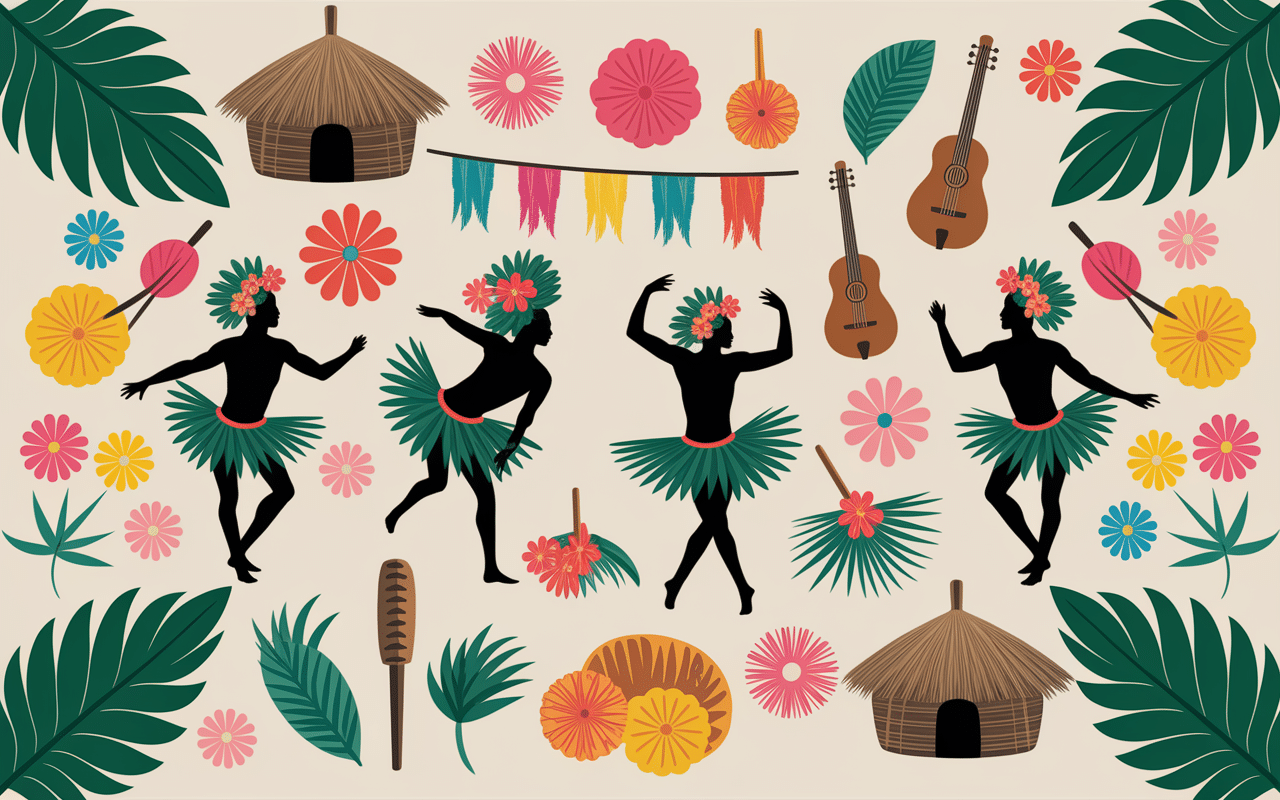 Scène culturelle aoreora danseurs artisanat tradition