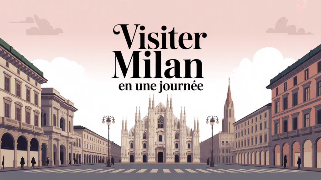 milan visite 1 jour place duomo cathédrale galerie vue aérienne