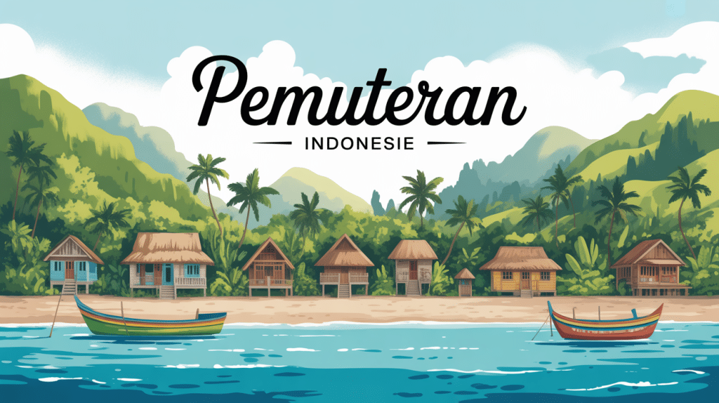 village côtier pemuteran indonesia plage noir eau turquoise