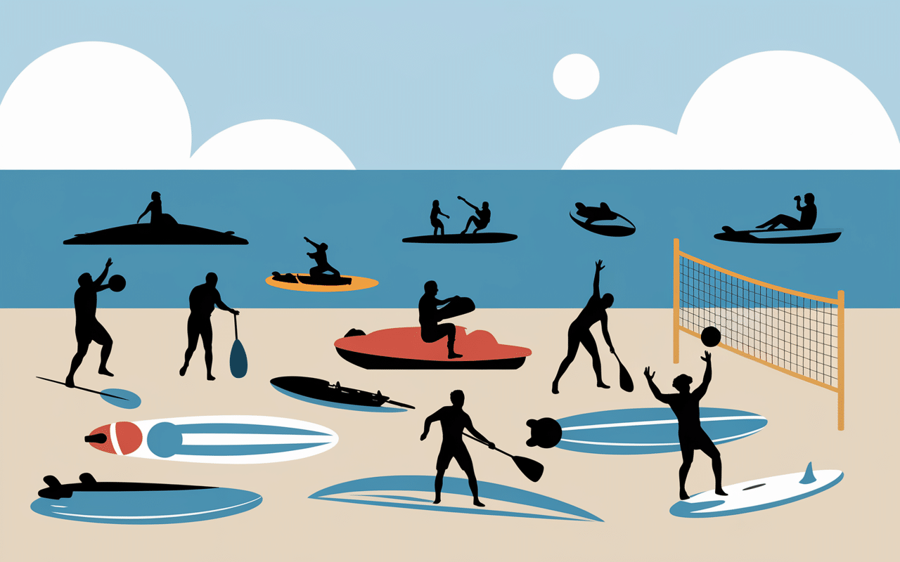 rimini plage sports nautiques beach-volley