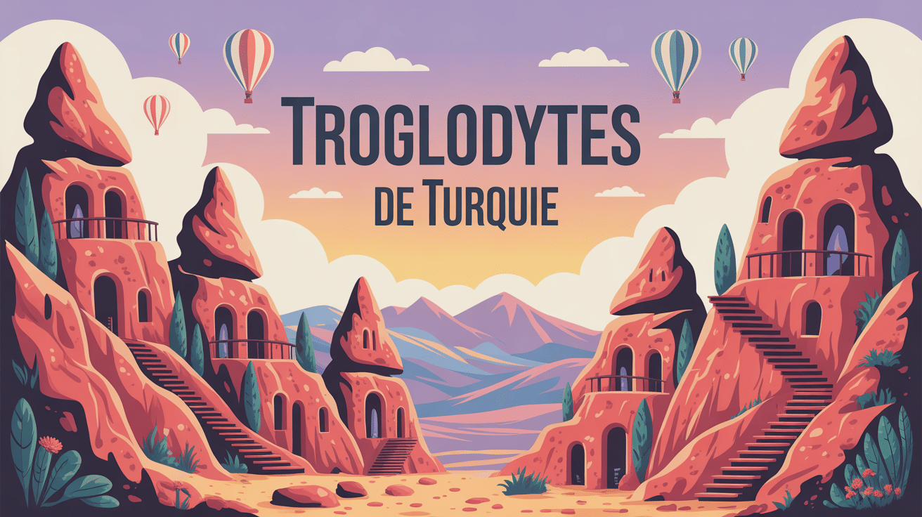 troglodytes turquie formations rocheuses cheminées de fée