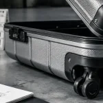 Tekmi valises : bumper de coin et roulette 360° visibles
