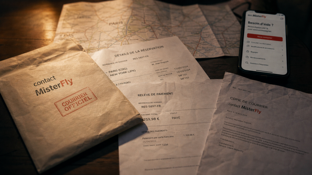 Help center, adresse postale ou Facebook : quel contact MisterFly choisir selon votre demande