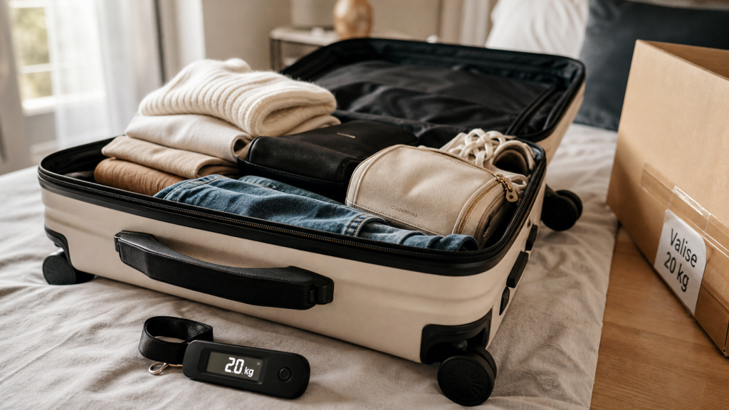 Valise 20 kg : les dimensions 65 x 41 x 27 cm qui évitent le surpoids