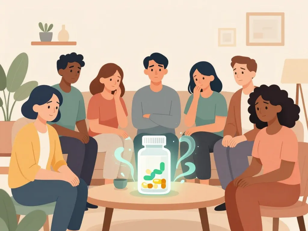 biologist mood avis illustration groupe adultes effets positifs négatifs