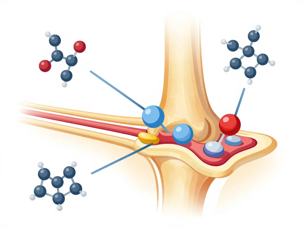 collanol molécules et ingrédients agissant sur articulation