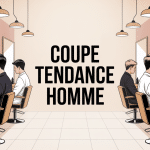 illustration coupes tendance homme silhouettes coiffure