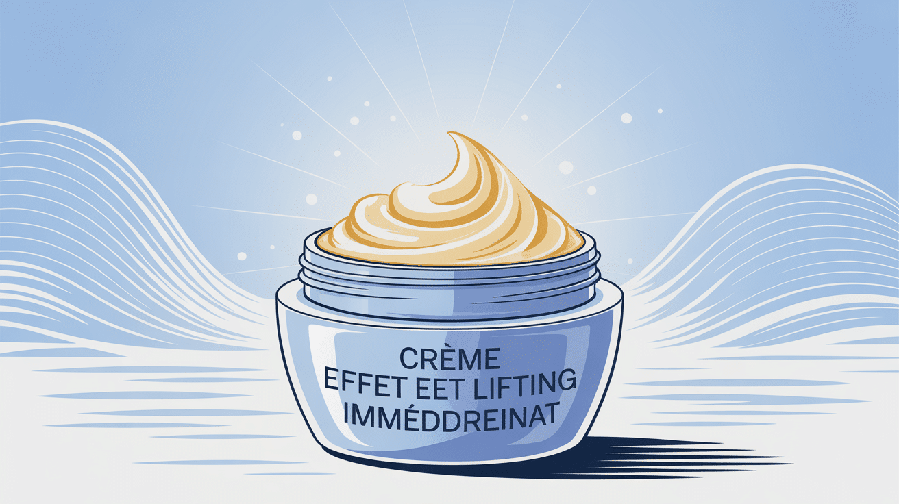 creme effet lifting immediat avis pot texture lumineuse