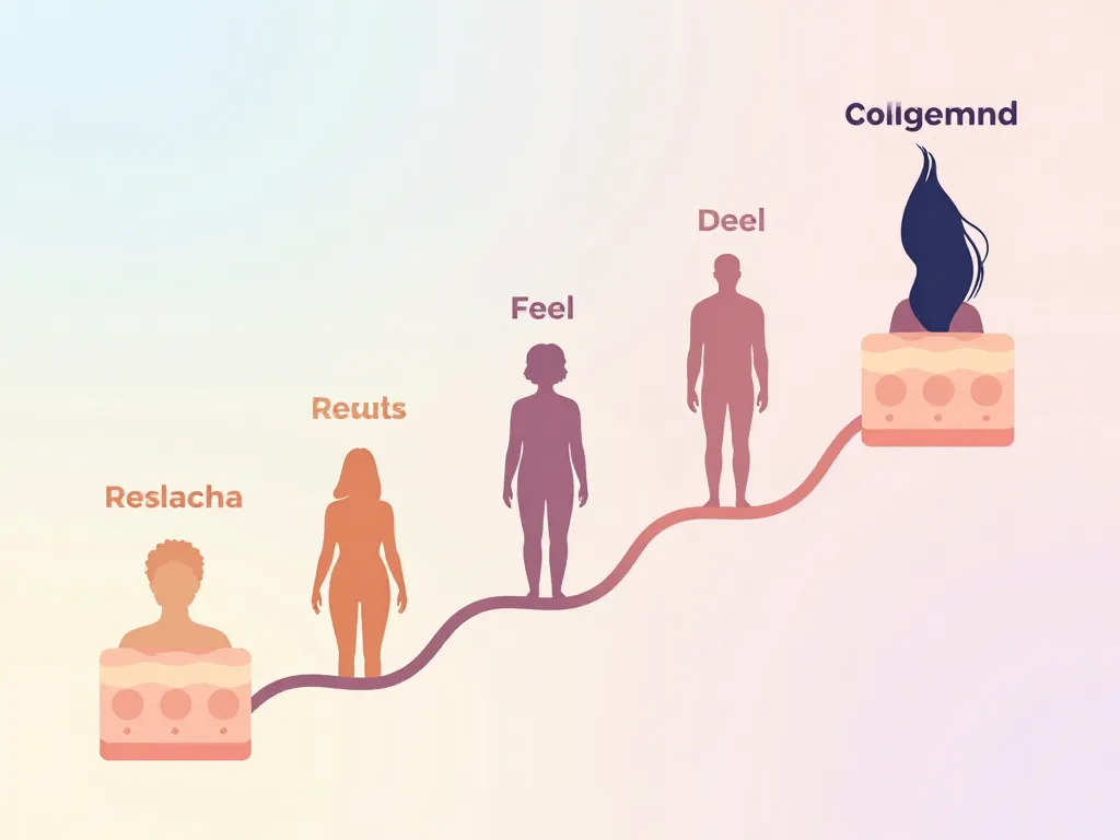 cure collagene combien de temps progression résultats timeline