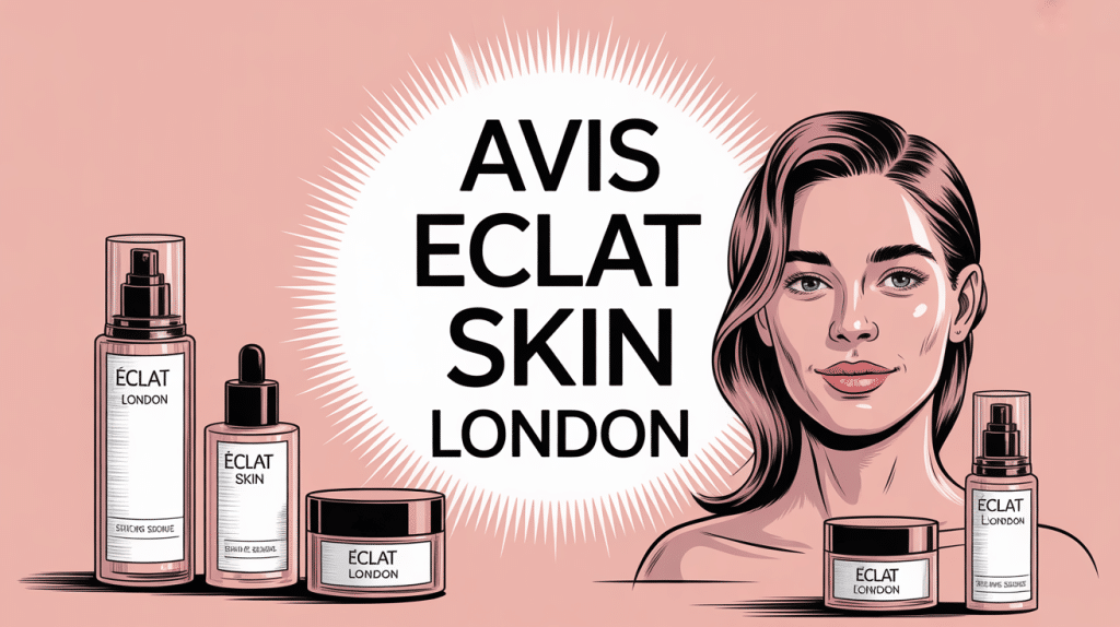 Illustration centrale Eclat Skin London avis et peau lumineuse
