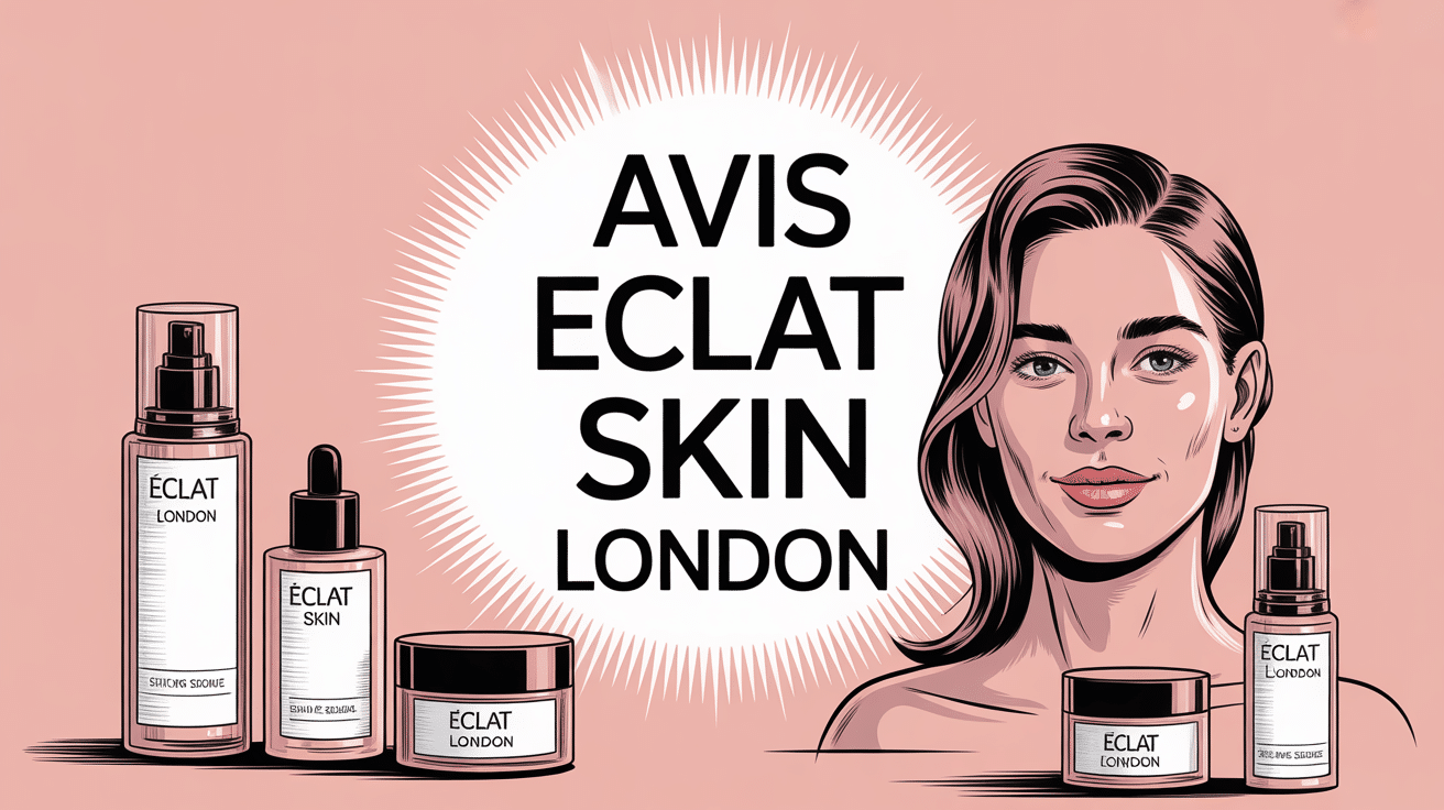 Illustration centrale Eclat Skin London avis et peau lumineuse