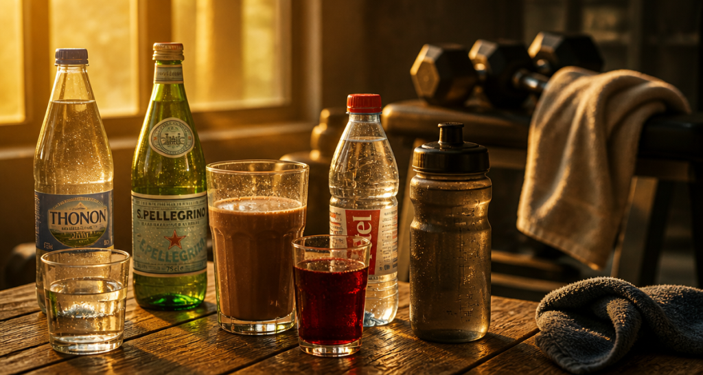 que boire contre les courbatures boissons sur table