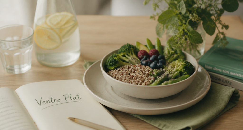 recette pour maigrir le ventre bowl quinoa légumes verts
