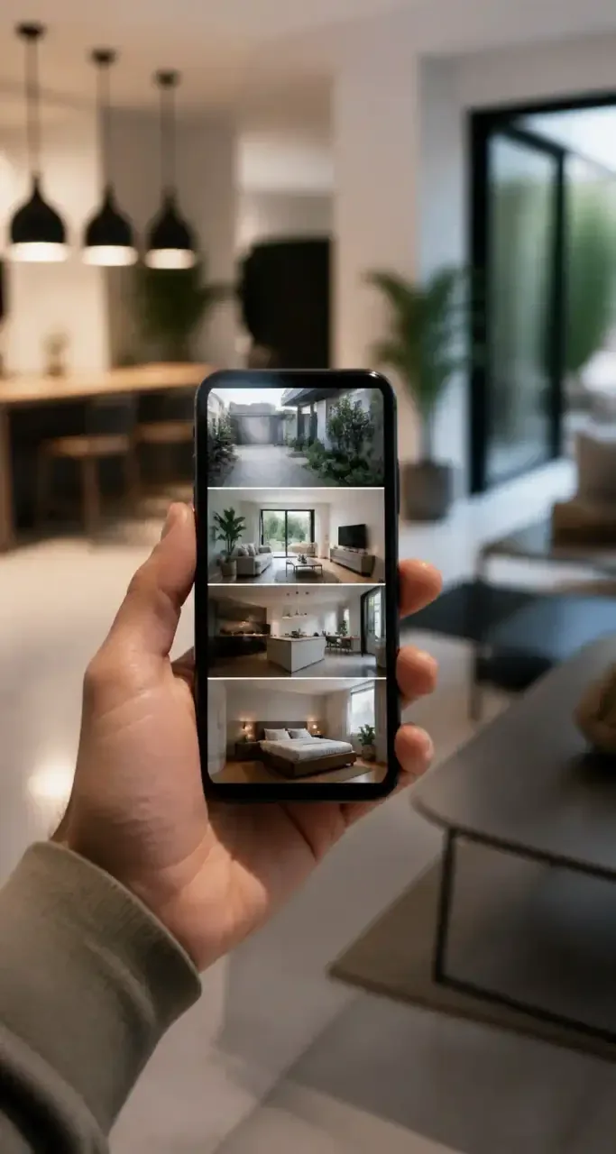 Application smartphone de surveillance du domicile reliée à l'alarme connectée