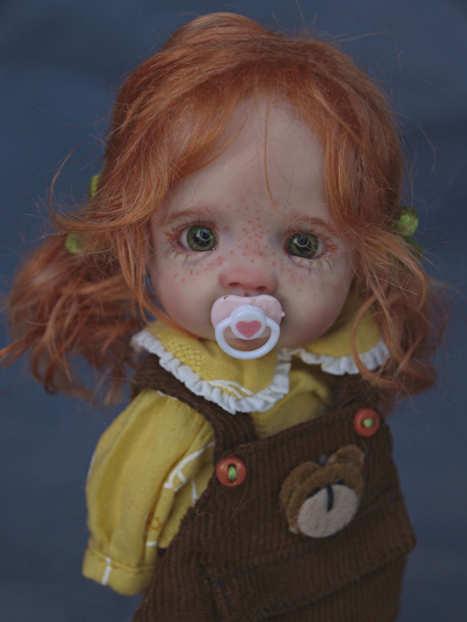 alex berg ob11 redhead doll green eyes freckles