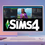 Console jeu code triche Sims 4 ouverte