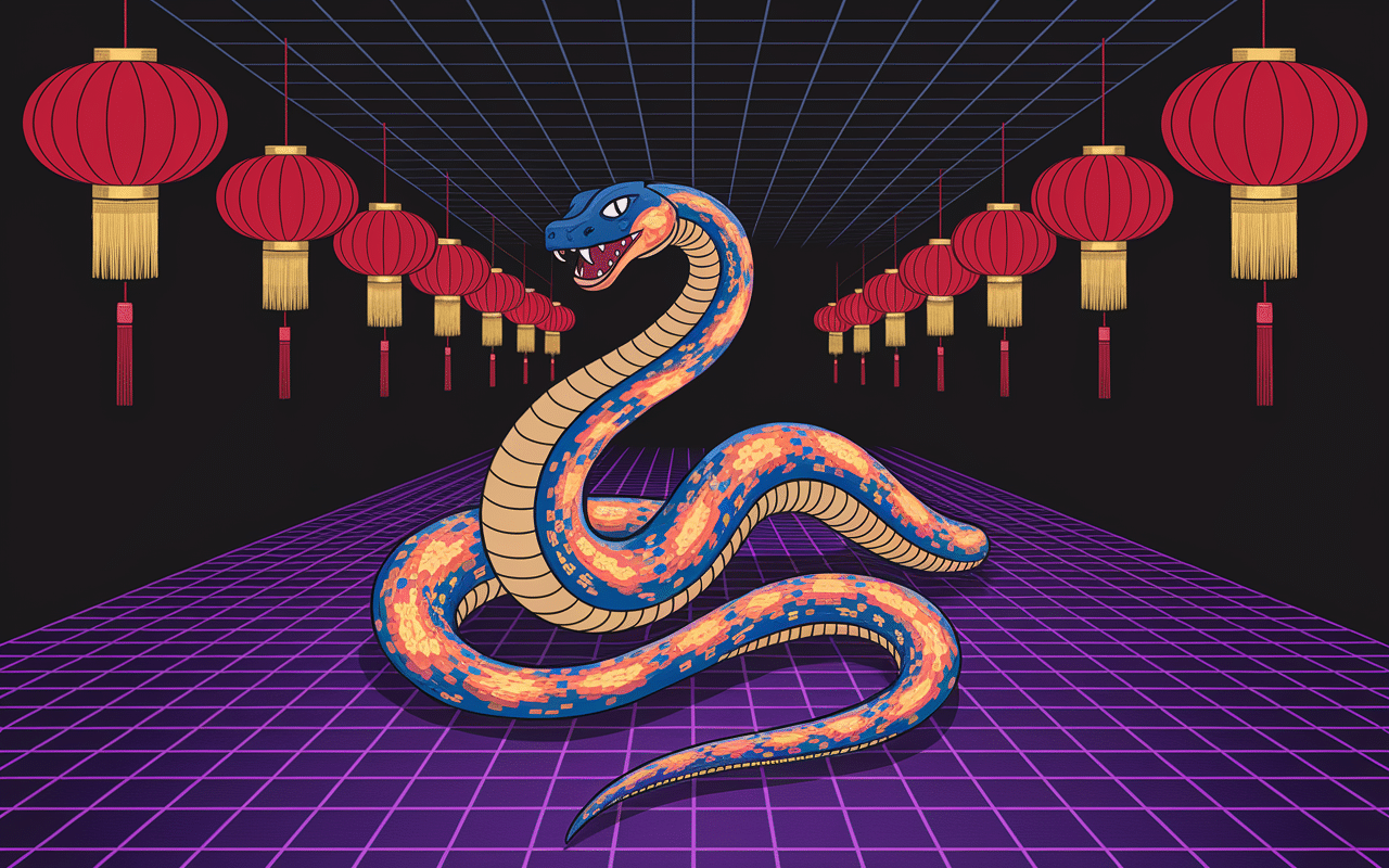 jeu google sur l'année du serpent serpents chinois