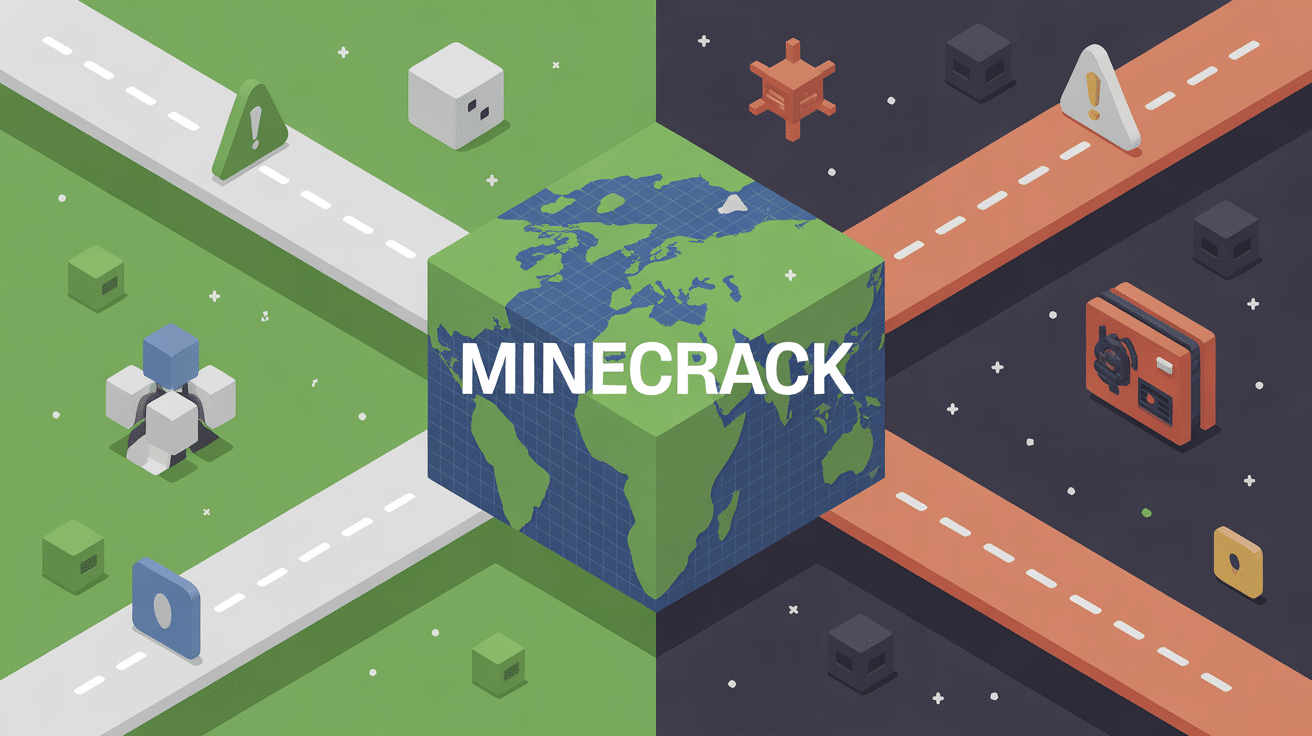 Illustration minecrack sécurité vs risques