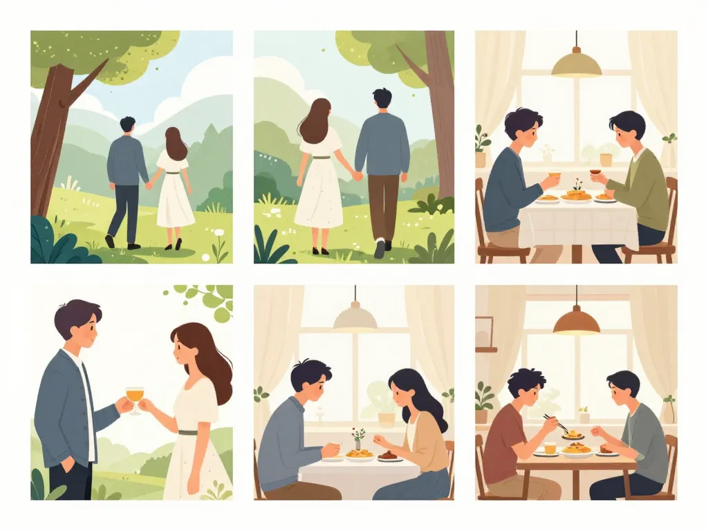 scène couple célébration 22 ans de mariage