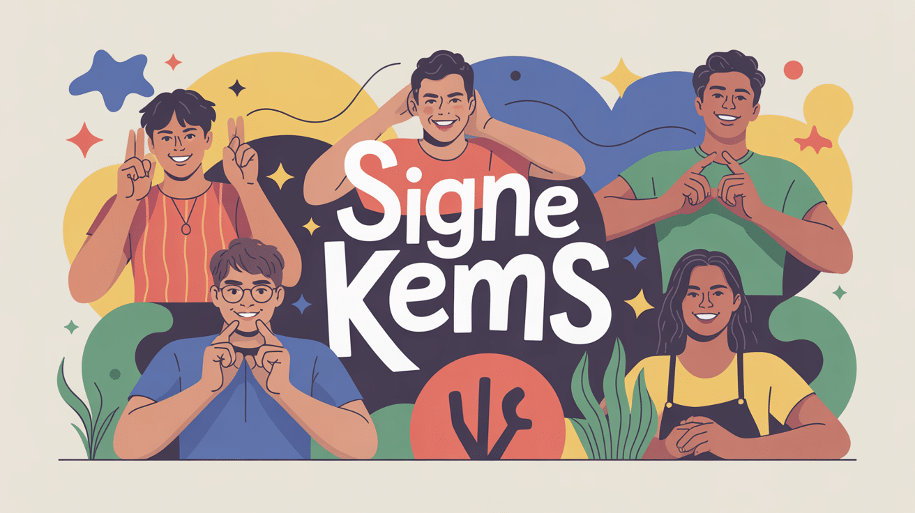 illustration signe kems culture populaire