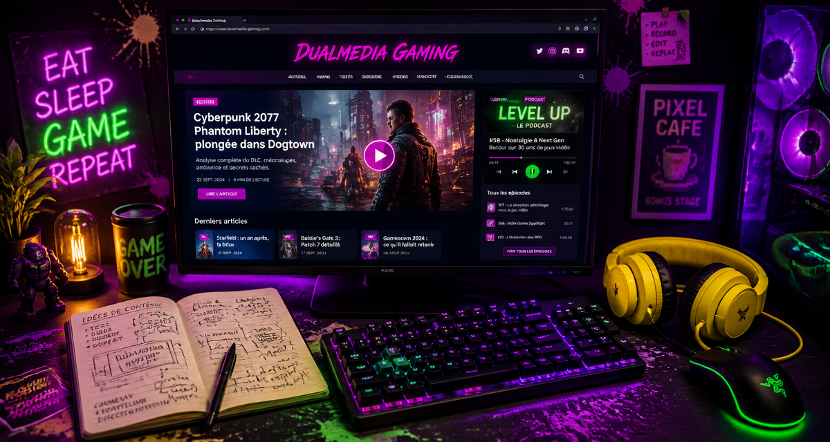 blog gaming dualmedia bureau gamer moderne