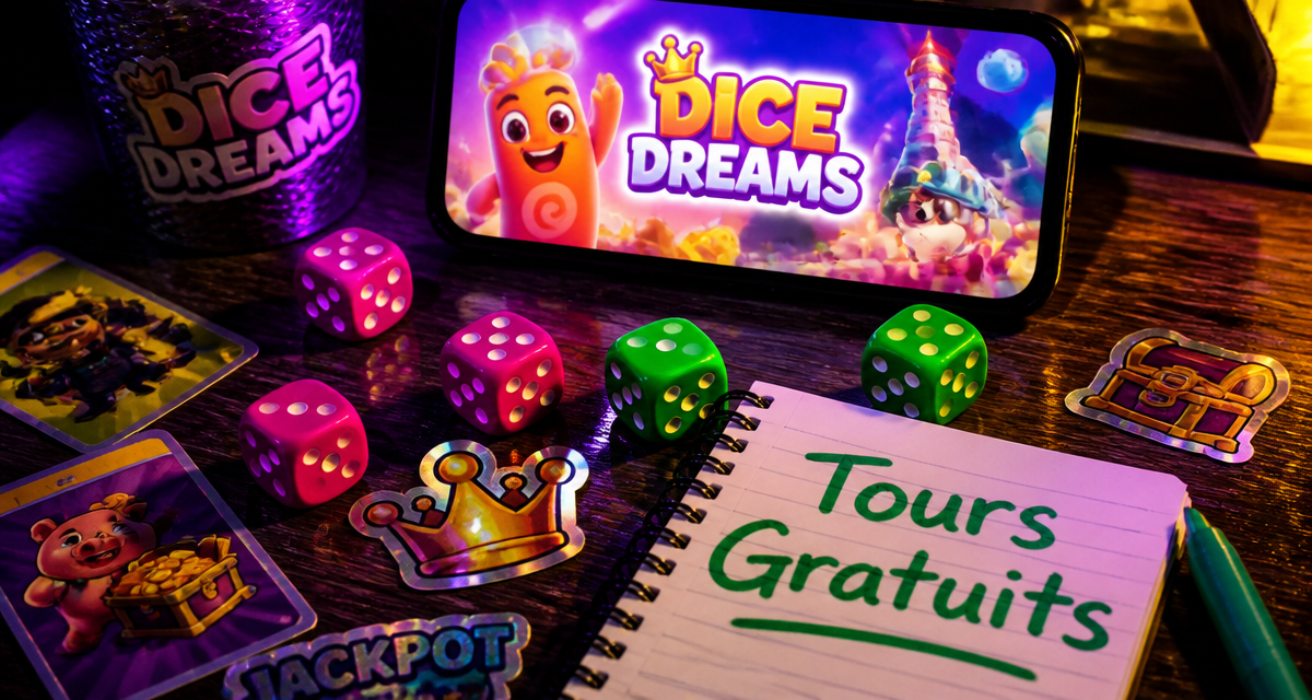 dice dreams tour gratuit dés et jeu mobile