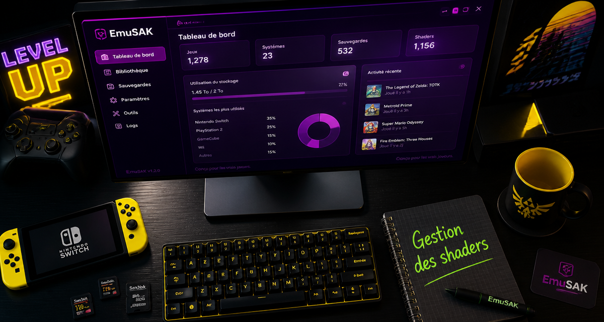emusak interface gestion shaders ryujinx