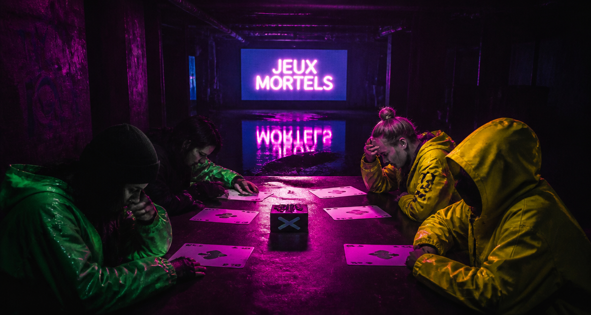 film comme squid game table jeux mortels
