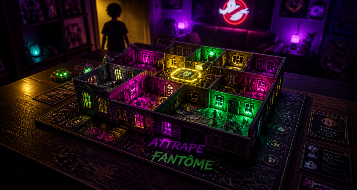 plateau attrap fantomes lumineux salon