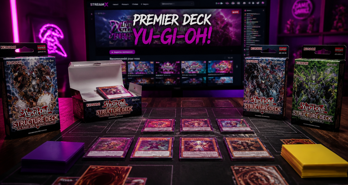 yu gi oh decks structure deck sur table