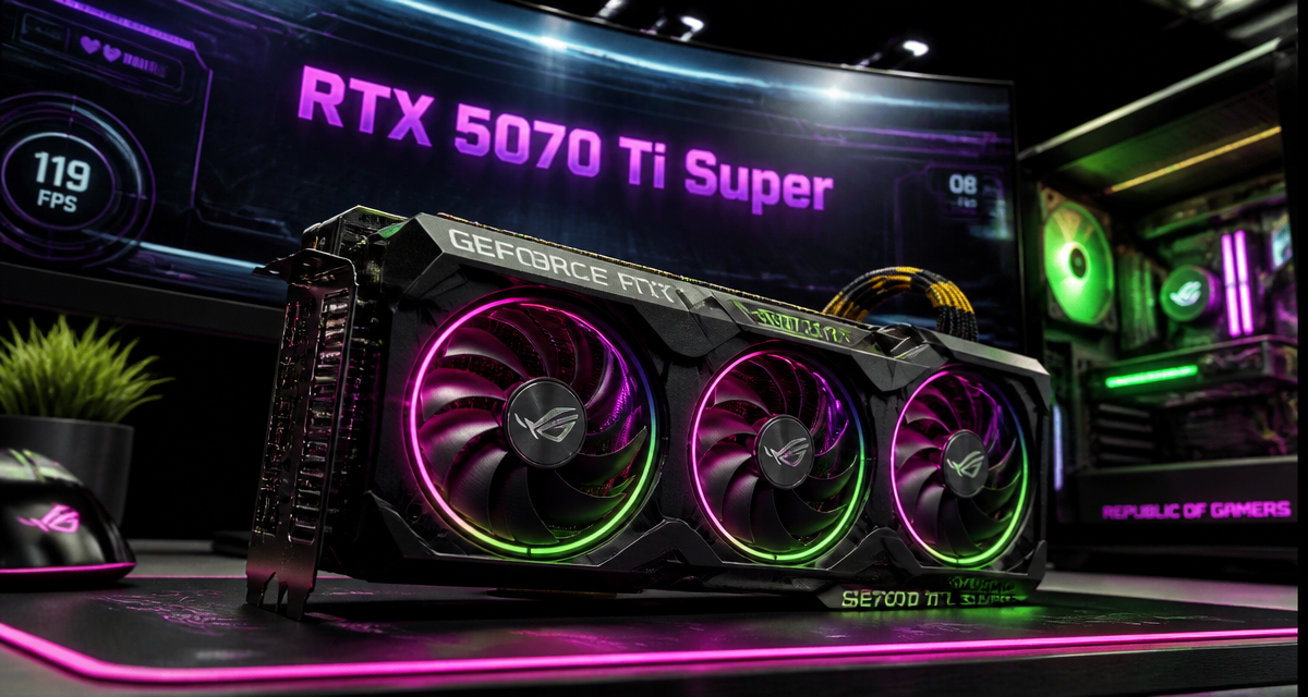 5070 ti super sur bureau gamer