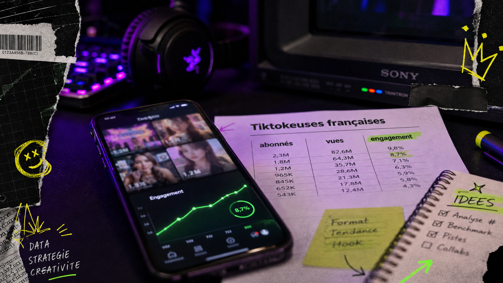 Tiktokeuse fr connue : graphiques et followers TikTok