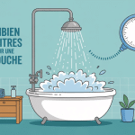 combien de litres d'eau pour une douche illustration water compteur
